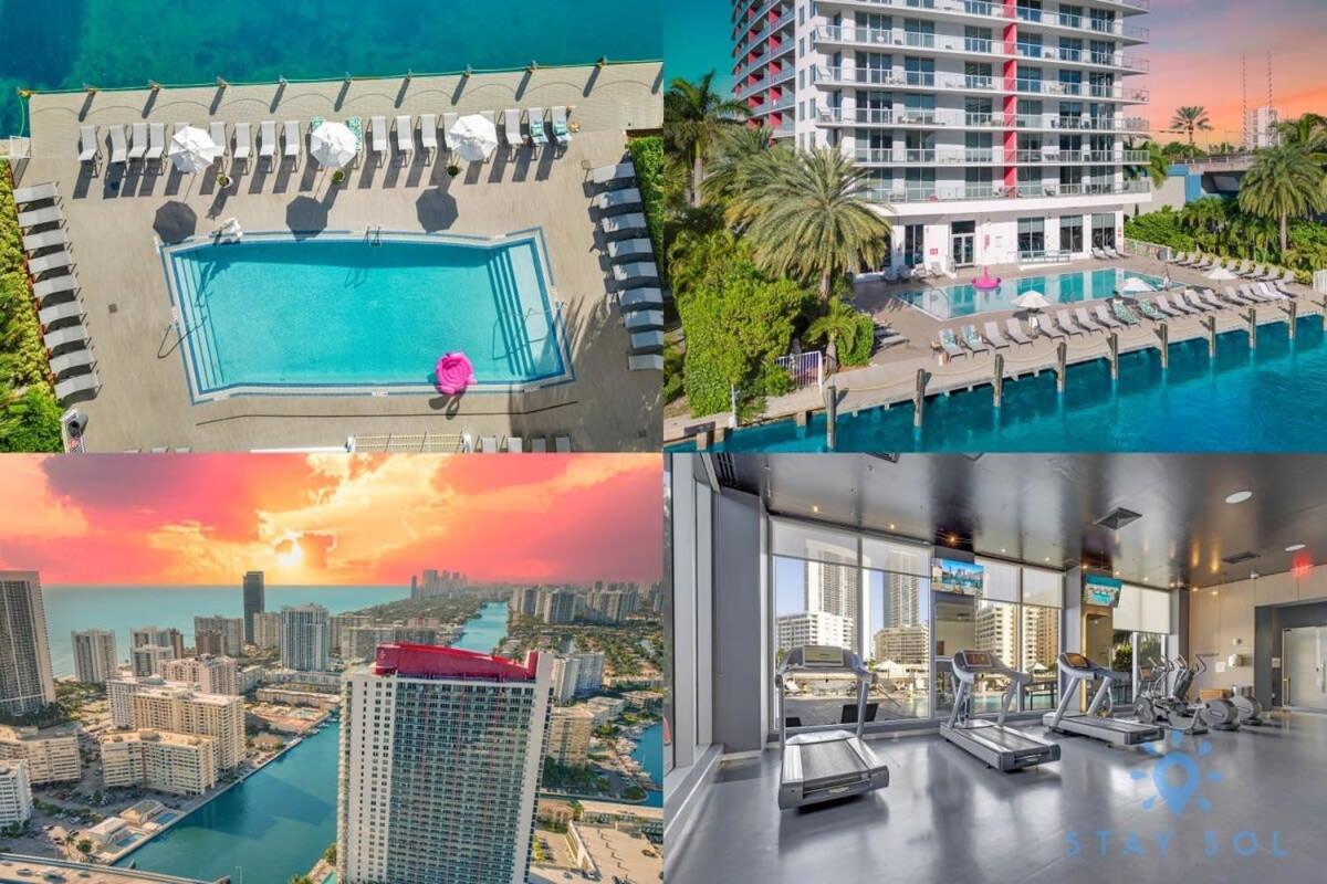 Balcony - Pool - Near Beach - Gym Hallandale Beach Dış mekan fotoğraf